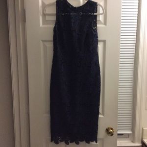 Elegant navy LOFT dress